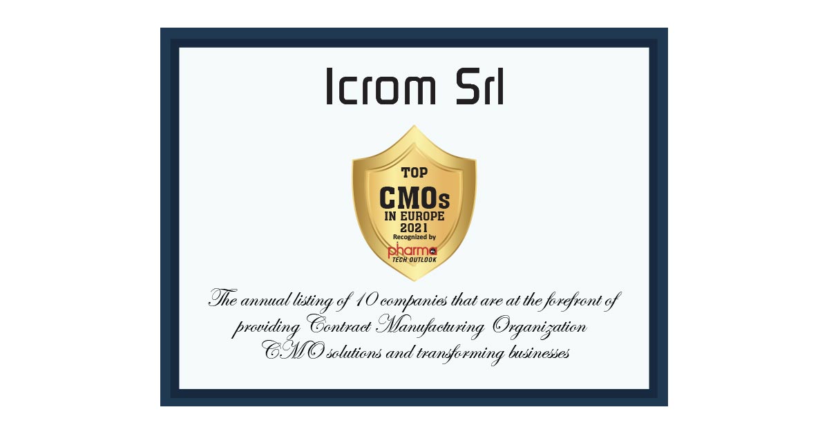Icrom: one of the top 10 CMO companies in Europe 2021.