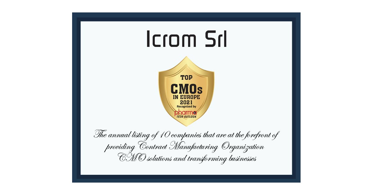 Icrom: one of the top 10 CMO companies in Europe 2021.